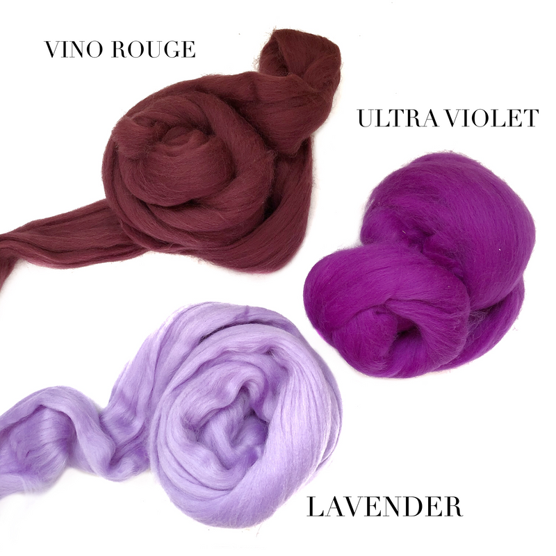 Wool Roving (18 colours)