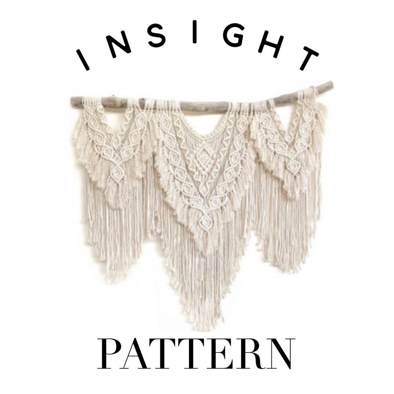 MACRAME PATTERN PACKAGE- Intermediate - Advanced Wall Hanging Patterns and Tutorials.