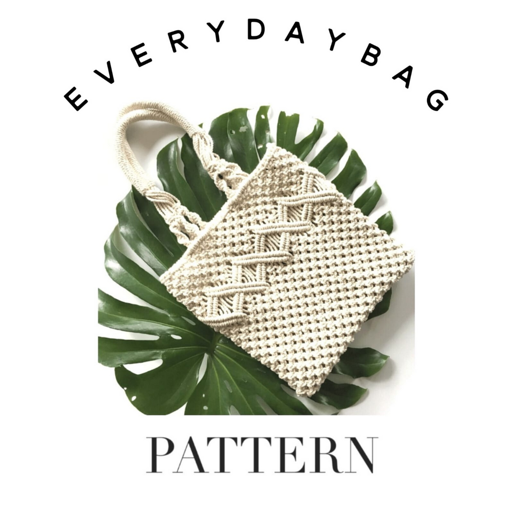 "Everyday Macrame Bag" Macrame Pattern