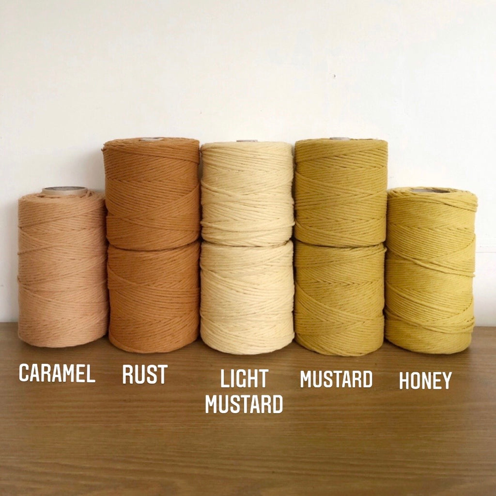 RUST Coloured Macrame Cord 4mm 1kg
