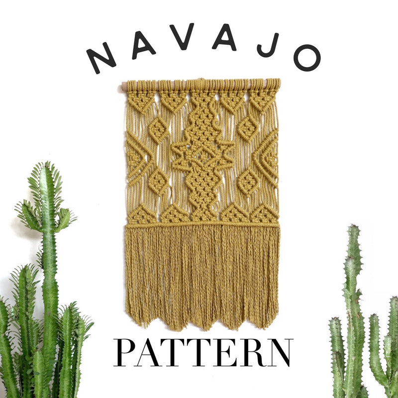 Advanced "Navajo" Macrame Pattern