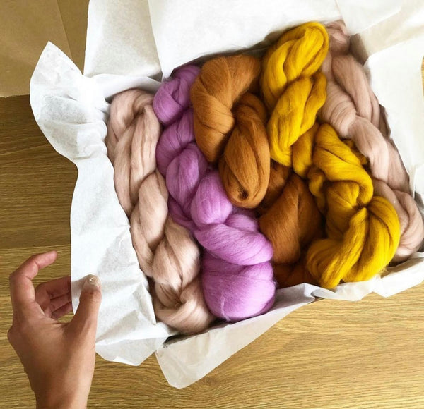 Wool Roving (18 colours) – Home Vibes