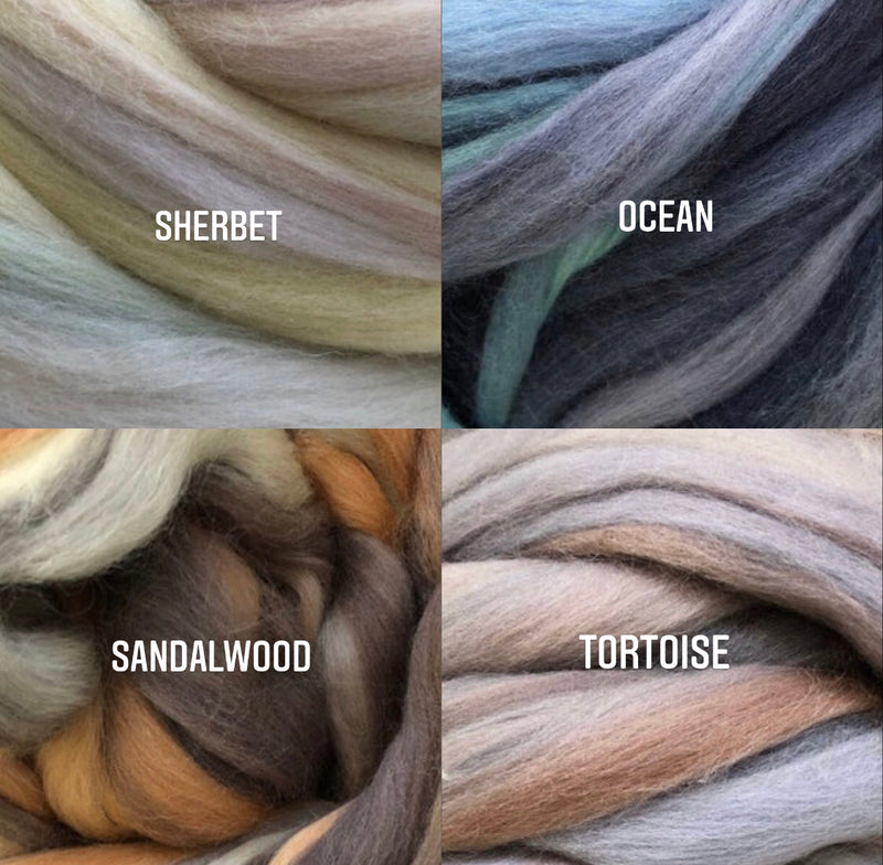 Wool Roving (18 colours)