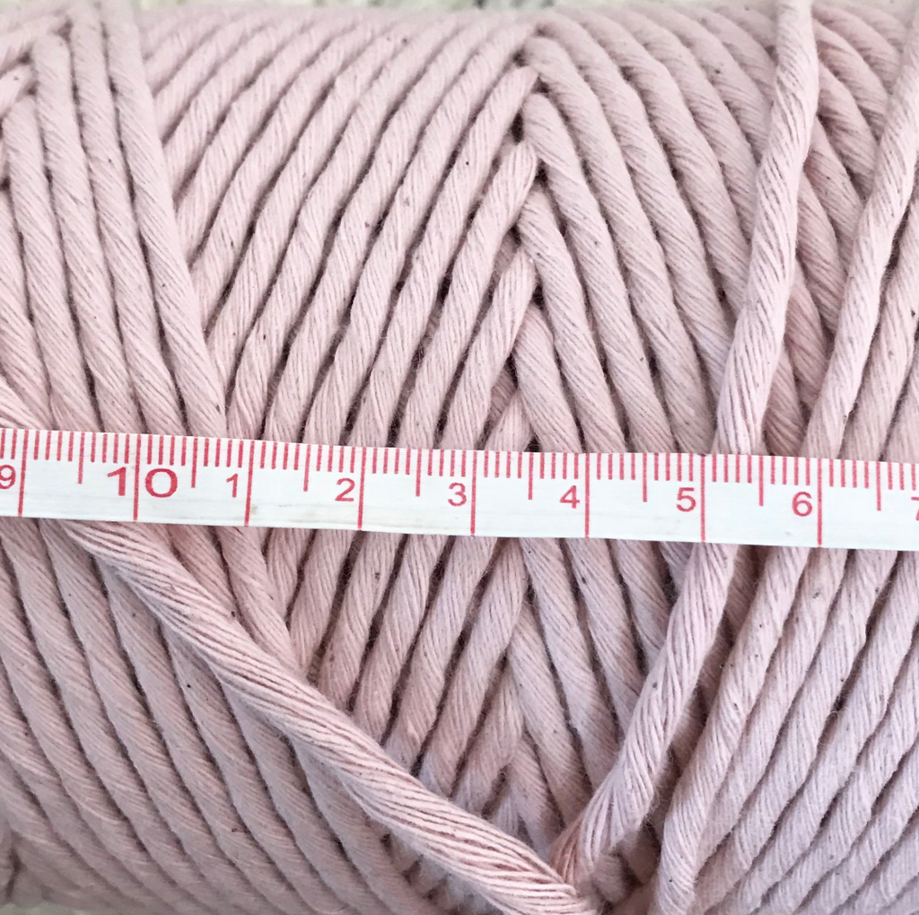 BLUSH Coloured Macrame Cord 4mm 1kg