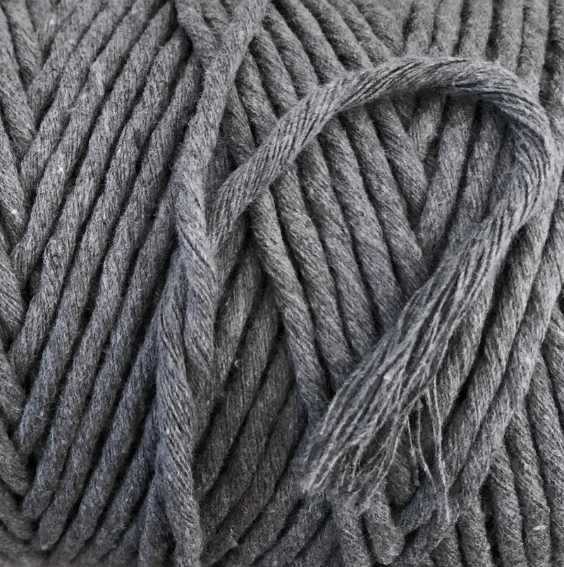 GREY ASH Coloured Macrame Cord 4mm 1kg