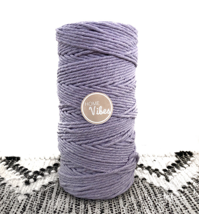 LAVENDER Coloured Macrame Cord 4mm 1kg