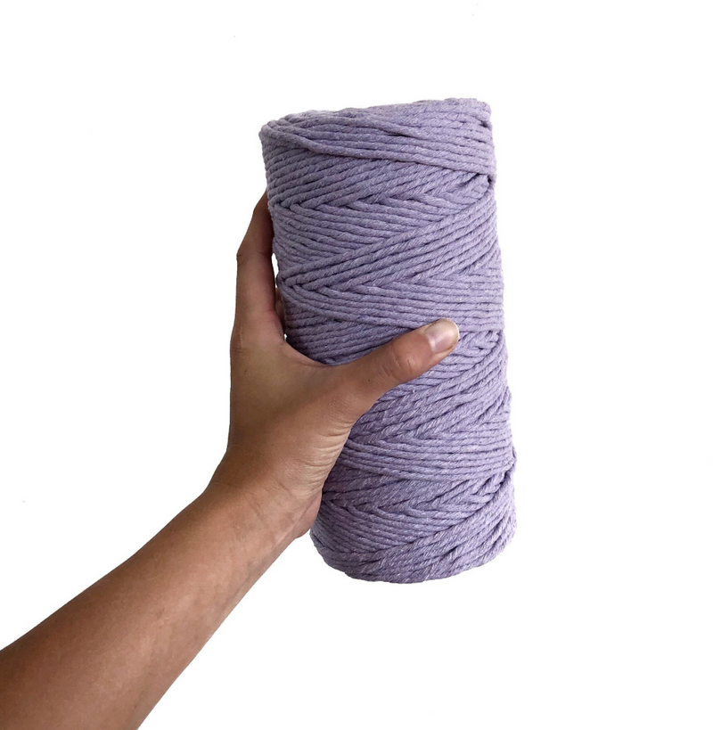 LAVENDER Coloured Macrame Cord 4mm 1kg