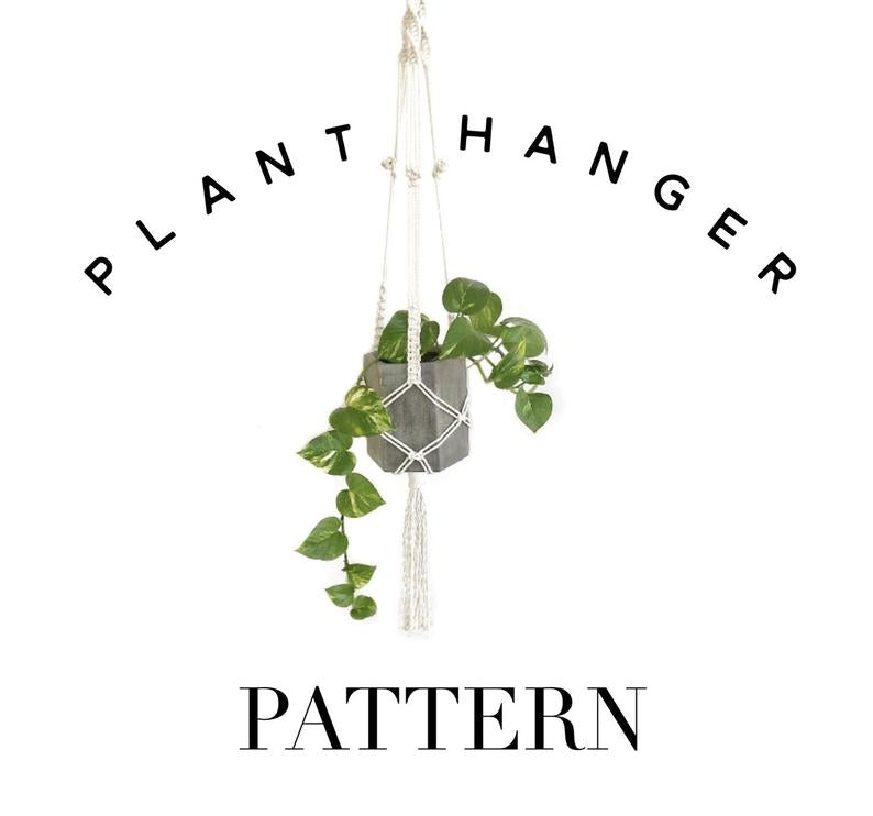 MACRAME PATTERN PACKAGE- Beginner to Intermediate Wall Hanging and Plant Hanger Tutorials.