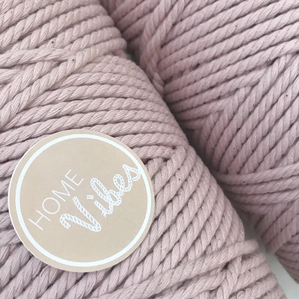 BLUSH Coloured Macrame Cord 4mm 100m