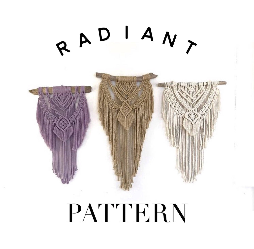 Beginner Friendly "Radiant" Macrame Pattern