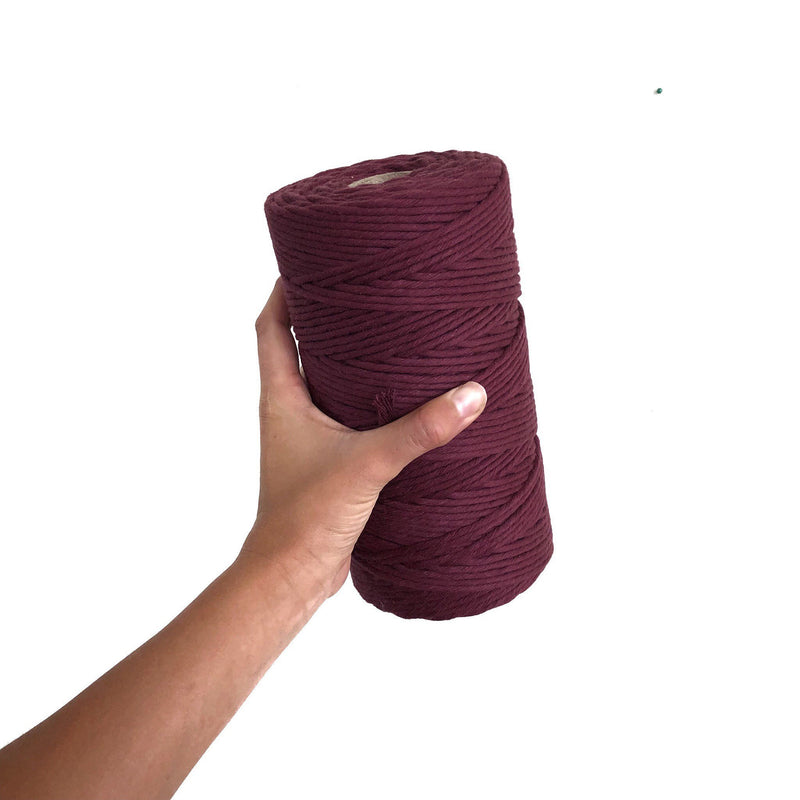 VINO ROUGE Coloured Macrame Cord 4mm 1kg