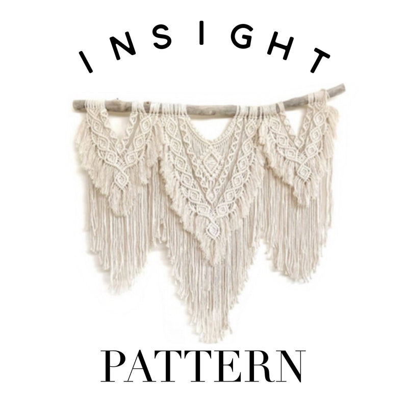 Intermediate - Advanced "Insight" Macrame Pattern
