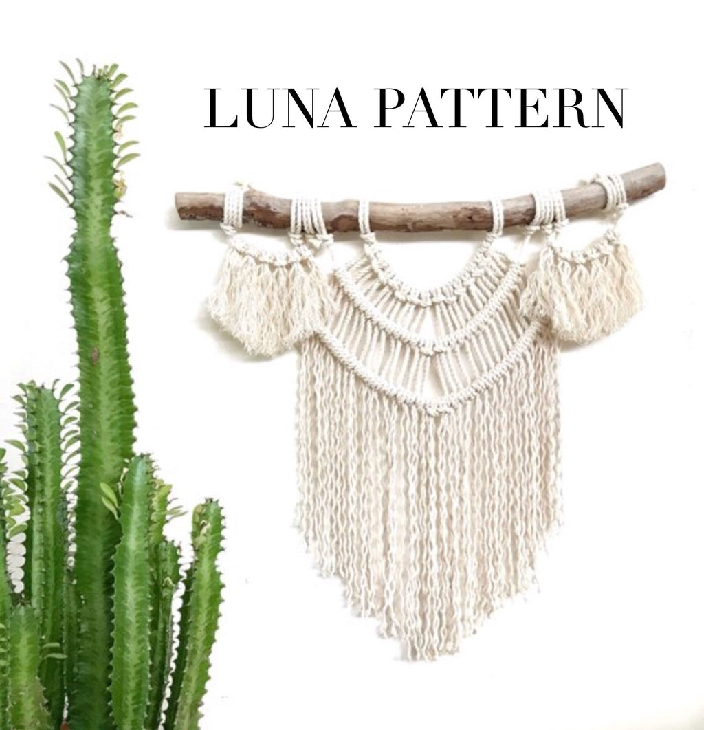 Beginner Friendly "Luna" Macrame Pattern