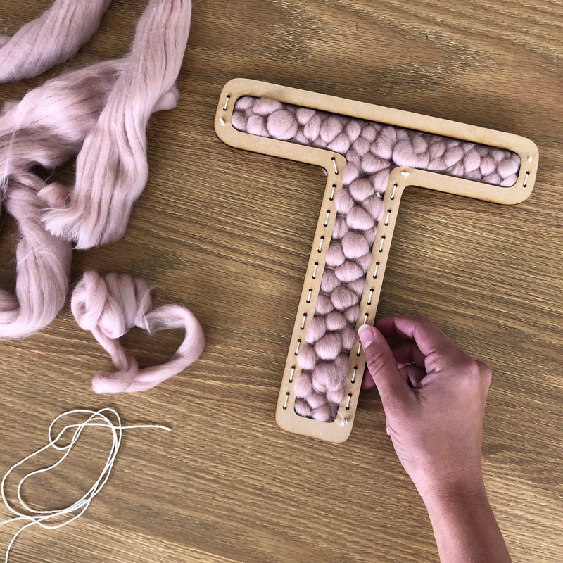 Letter Loom Weaving Kit Alphabet