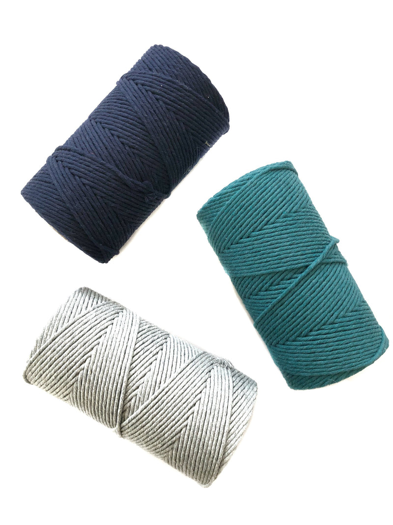 TEAL Coloured Macrame Cord 4mm 1kg