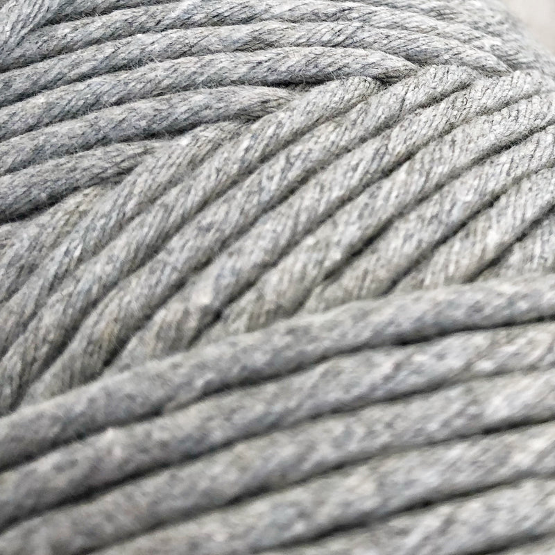 LIGHT GREY Coloured Macrame Cord 4mm 1kg
