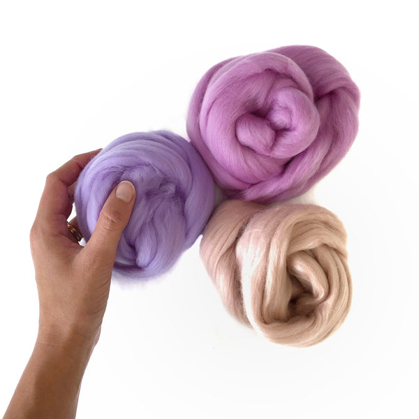 Wool Roving (18 colours) – Home Vibes