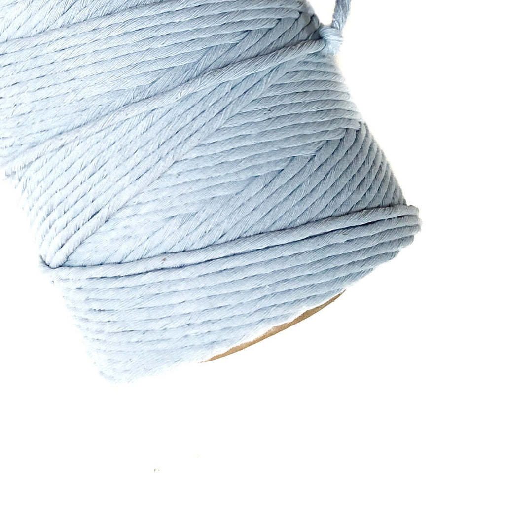 BABY BLUE Coloured Macrame Cord 4mm 1kg