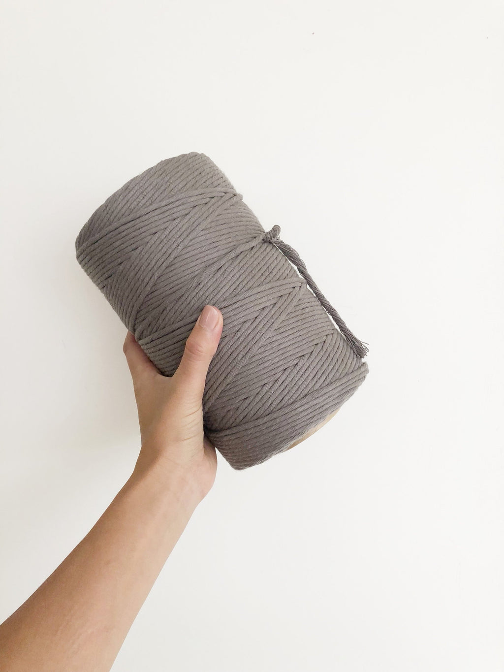 SLATE GREY Coloured Macrame Cord 4mm 1kg