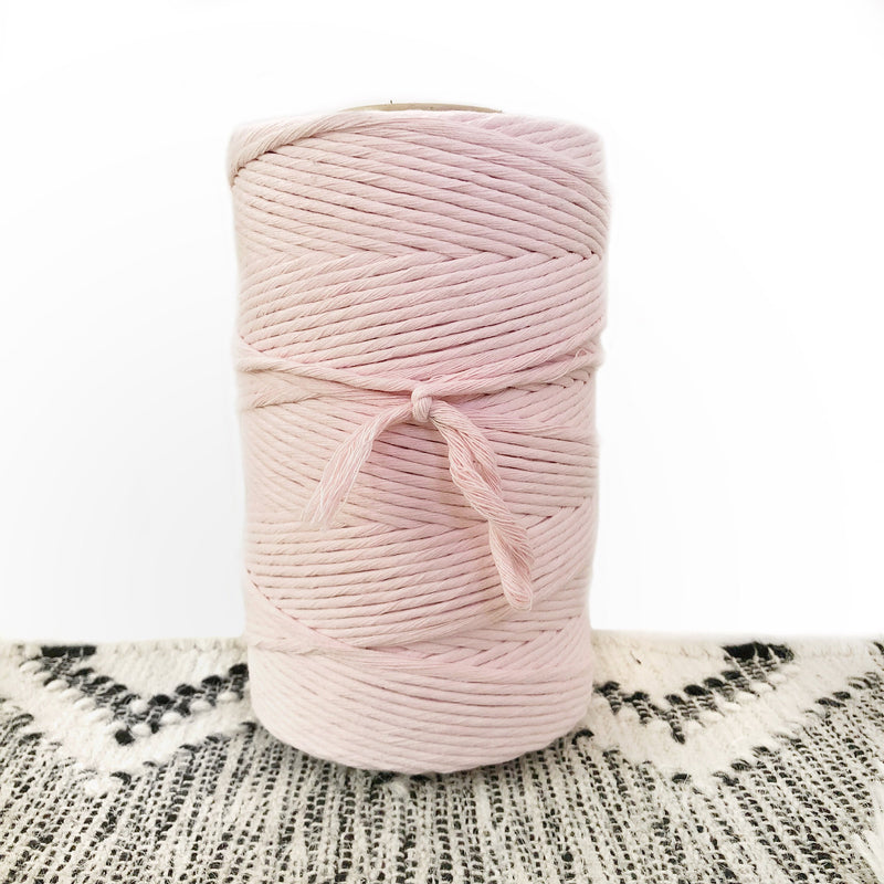 BABY PINK Coloured Macrame Cord 4mm 1kg