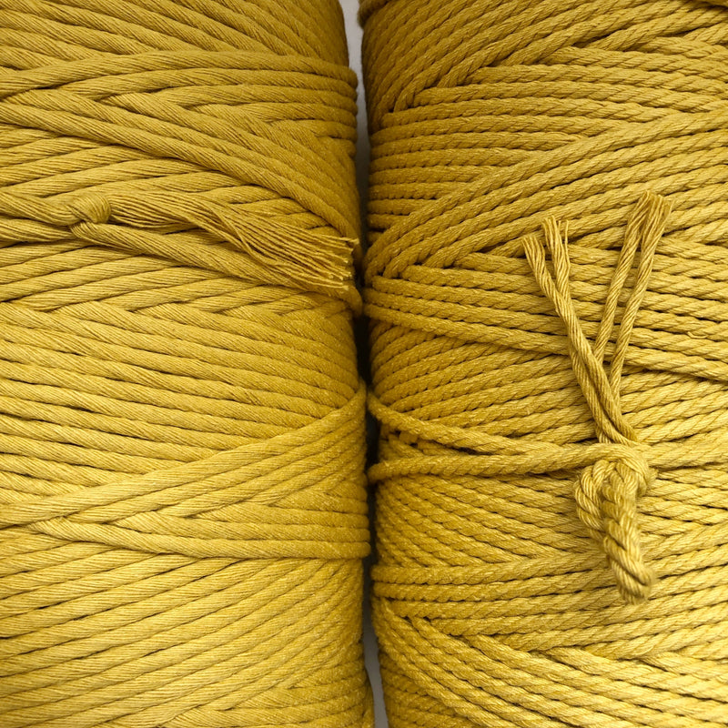 HONEY Coloured Macrame Cord 4mm 1kg