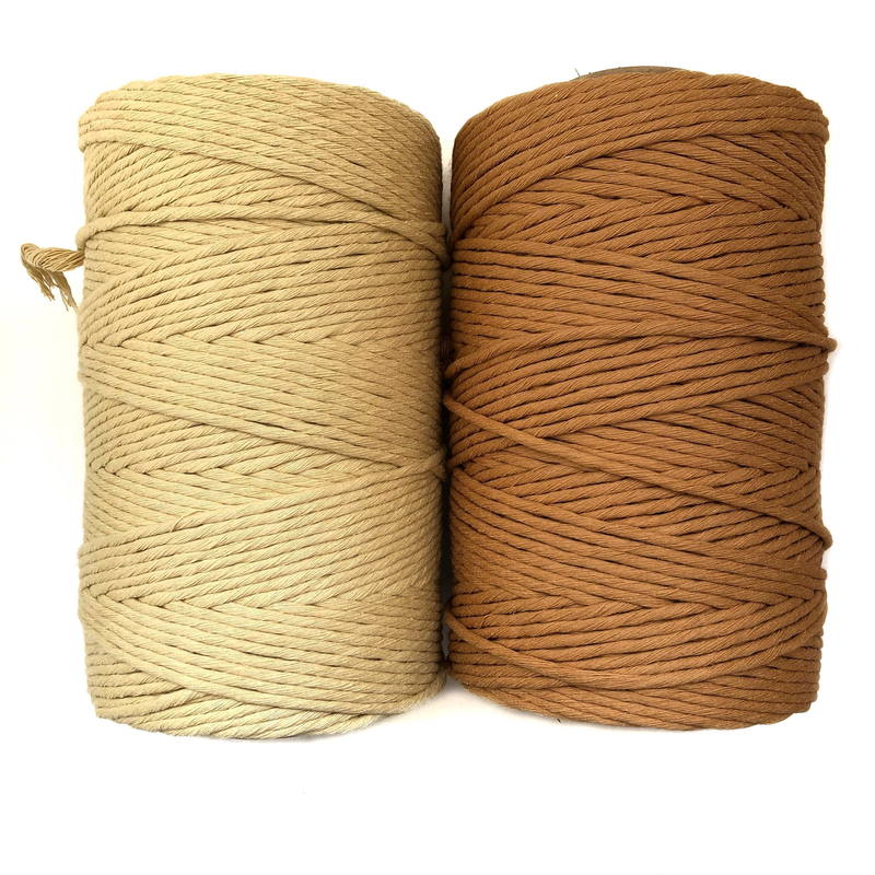 CARAMEL Coloured Macrame Cord 4mm 1kg